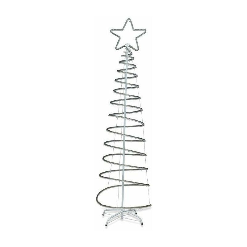 foto del prodotto albero led a spirale bianco caldo h182