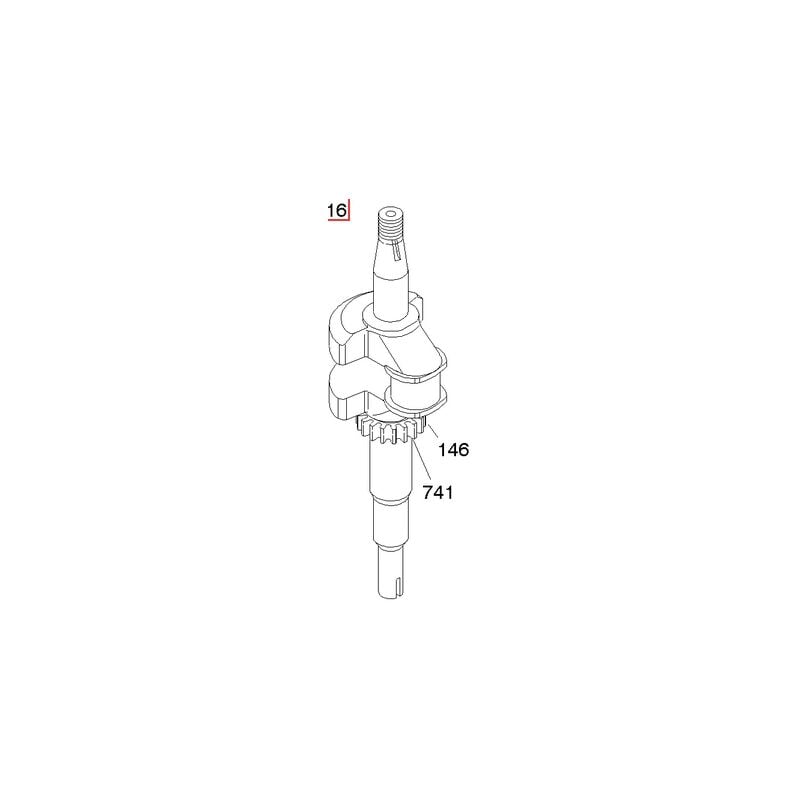 foto del prodotto albero motore rasaerba tagliaerba tosaerba rasaerba briggs stratton 790277