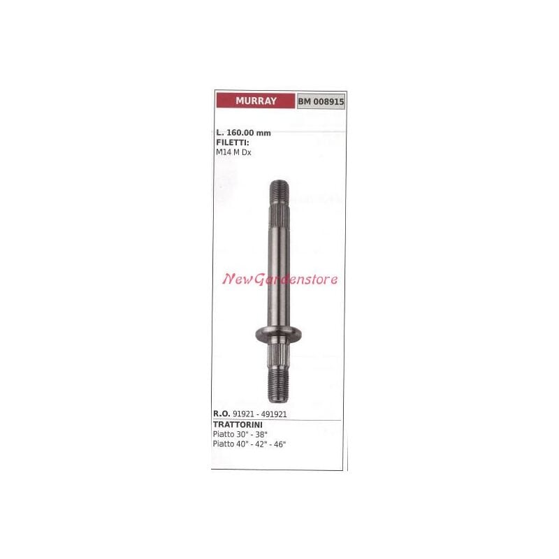 foto del prodotto albero mozzo portalama trattorino rasaerba tagliaerba piatto 30 murray 008915