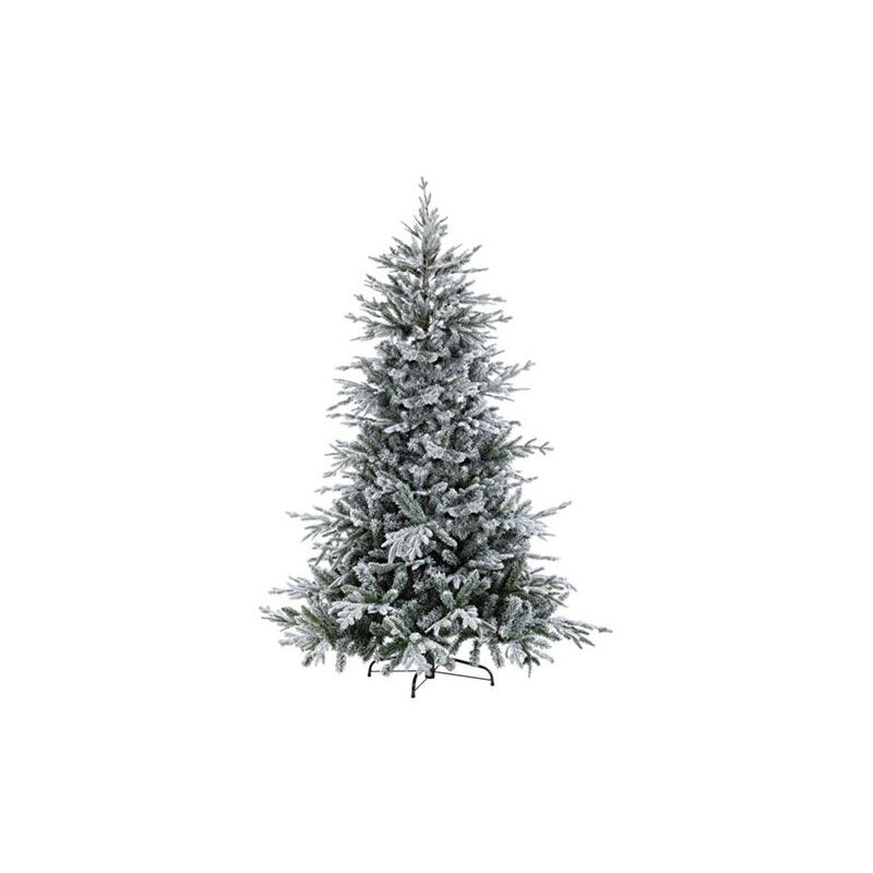 foto del prodotto albero natalizio.h.210 1072 rami innevato