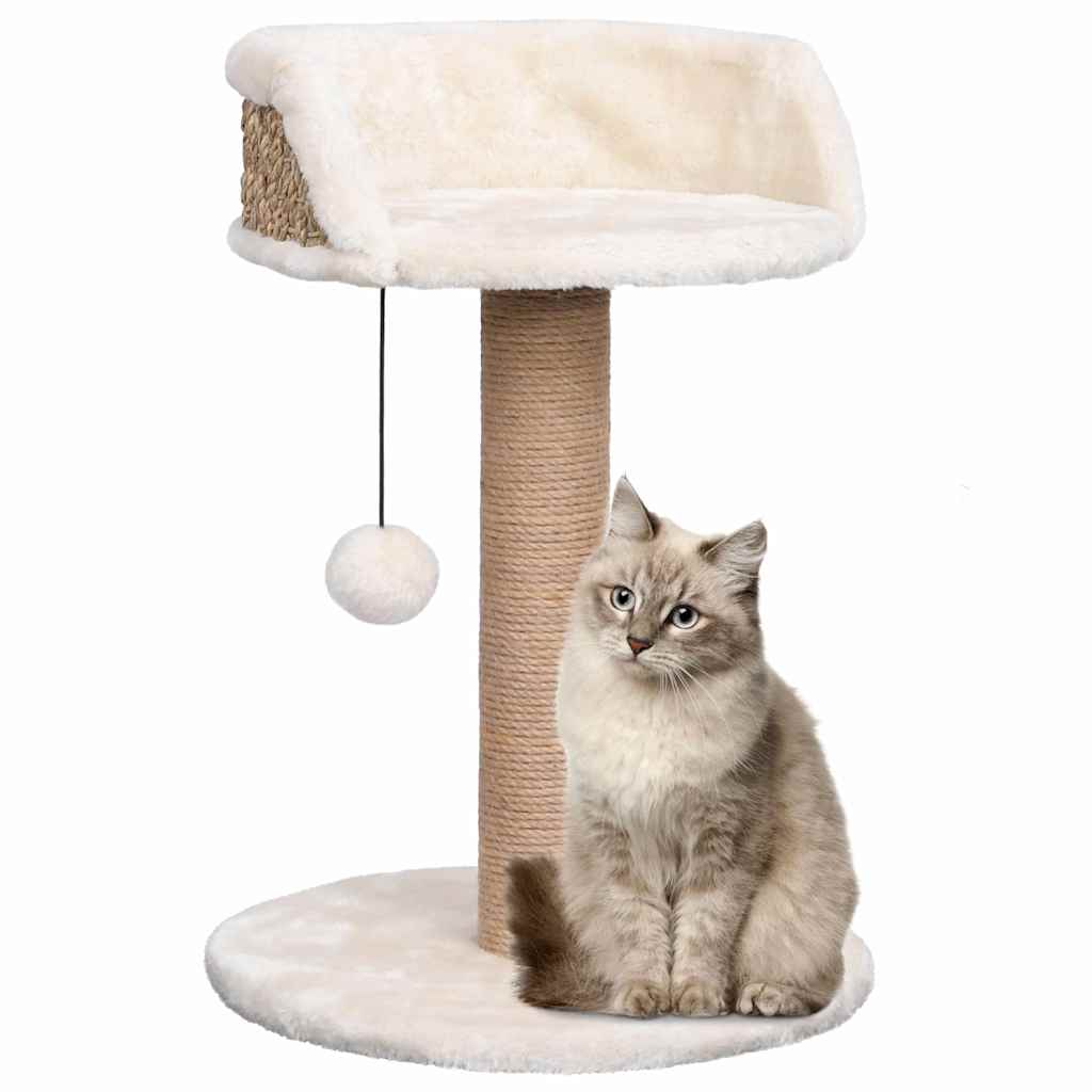 foto del prodotto albero per gatti con palo tiragraffi 49 cm in giunco vidaxl