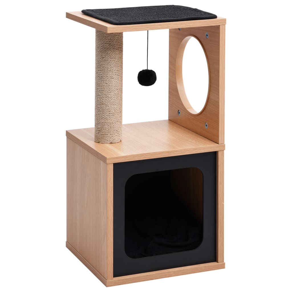 foto del prodotto albero per gatti con tappeto tiragraffi in sisal 60 cm cod mxl 23794