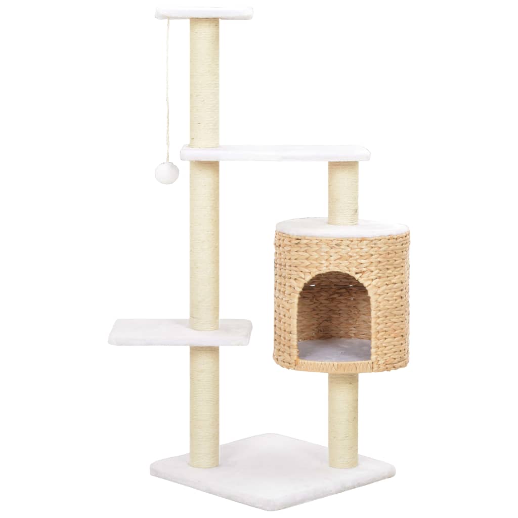 foto del prodotto albero per gatti con tiragraffi in sisal seagrass vidaxl