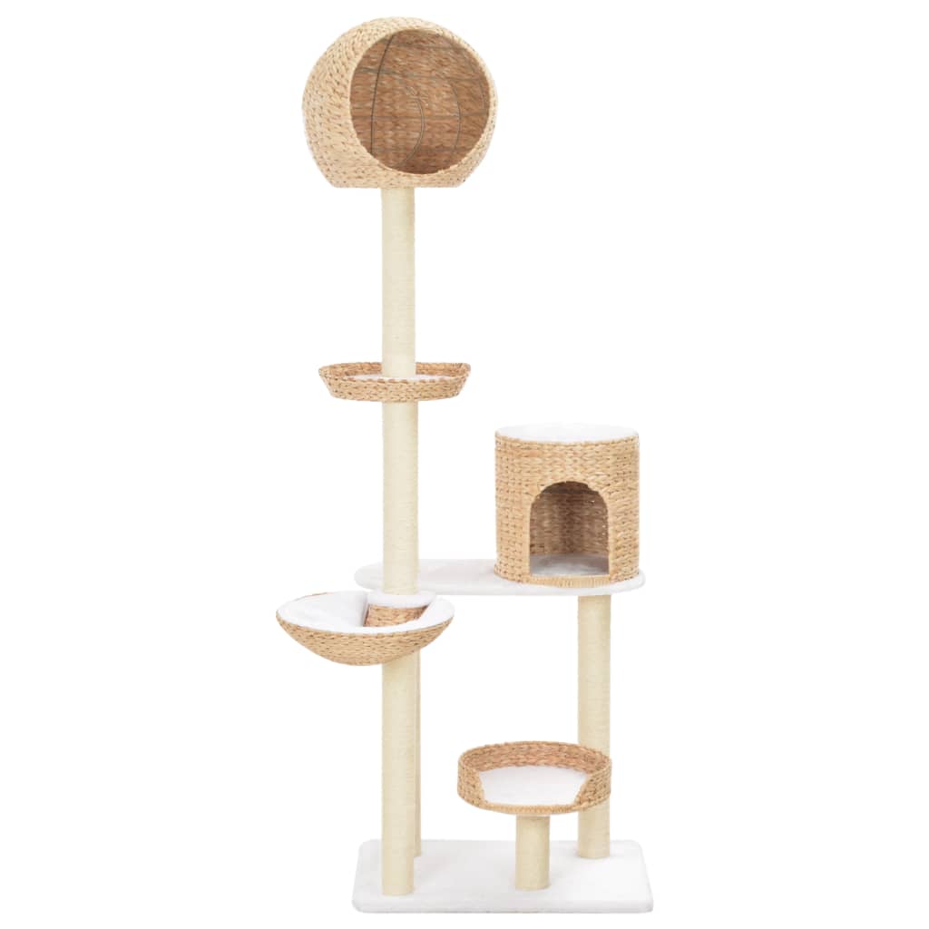 foto del prodotto albero per gatti con tiragraffi in sisal seagrass vidaxl