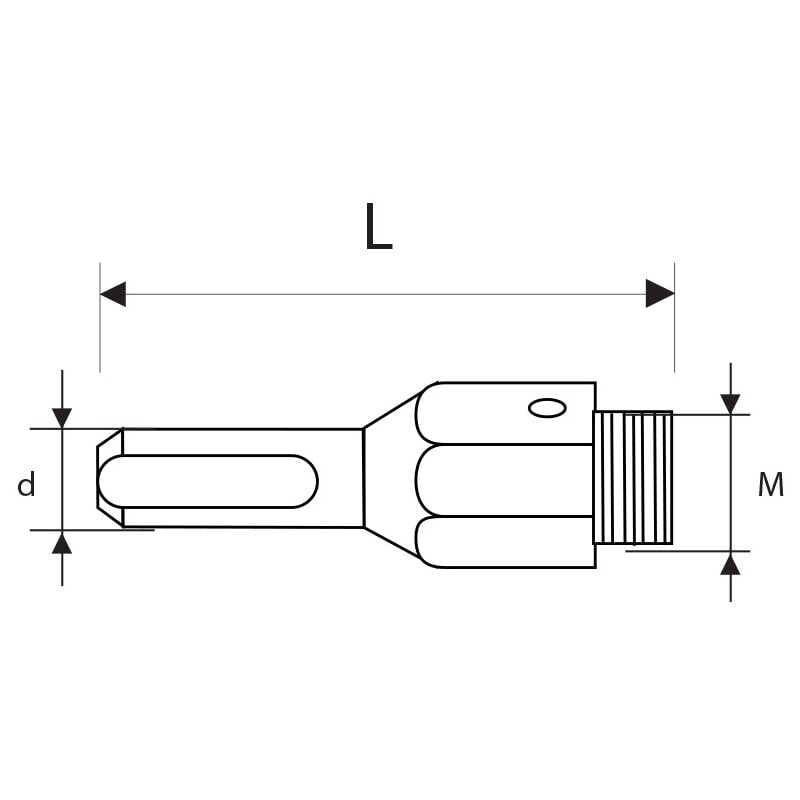 foto del prodotto albero per seghe a tazza 12 14 mm fervi f015 001