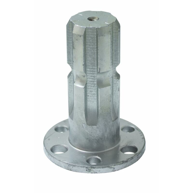 foto del prodotto albero scanalato per pompe con profilo 1 3 8 z6 e flangia 70mm