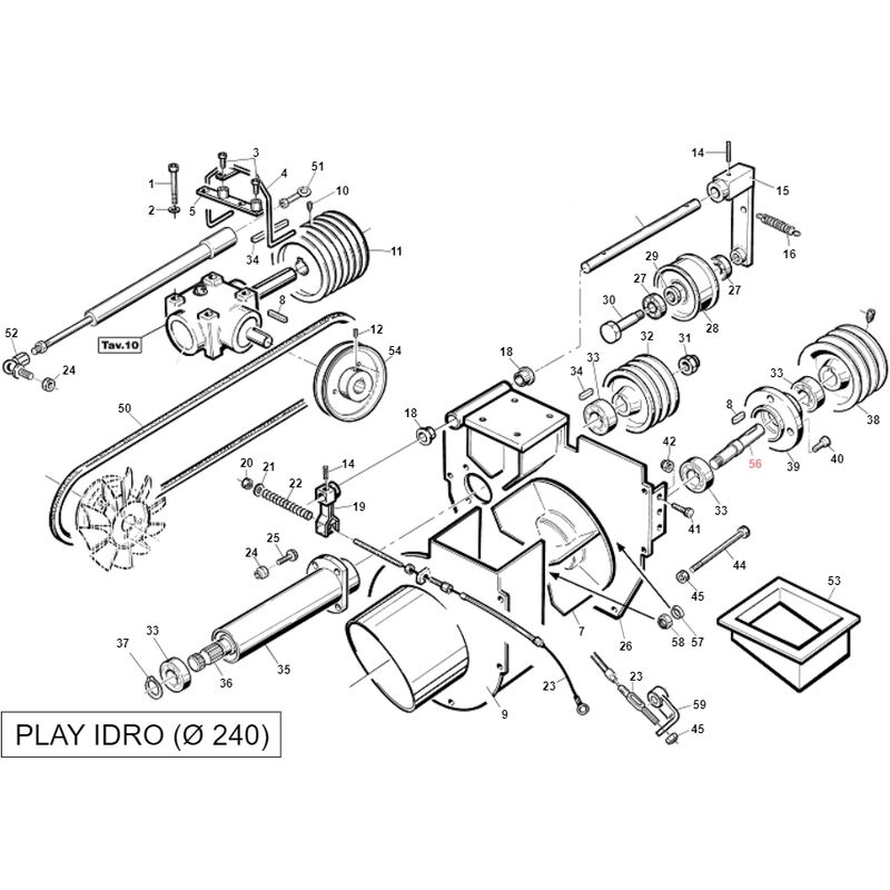 foto del prodotto albero turbina playgreen pg sr originale gianni ferrari bfb 95049150003
