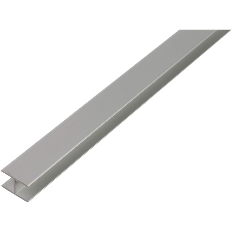foto del prodotto alberts 030548 profilo ad h autobloccante alluminio, anodizzato argento 1000 x 12,9 x 22 mm