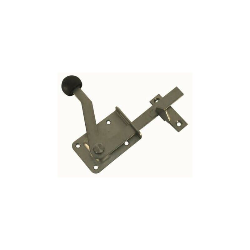 foto del prodotto alberts 210328 chiusura per cancelli da giardino, zincato galvanico, con strato spesso passivato, 80 x 80 mm