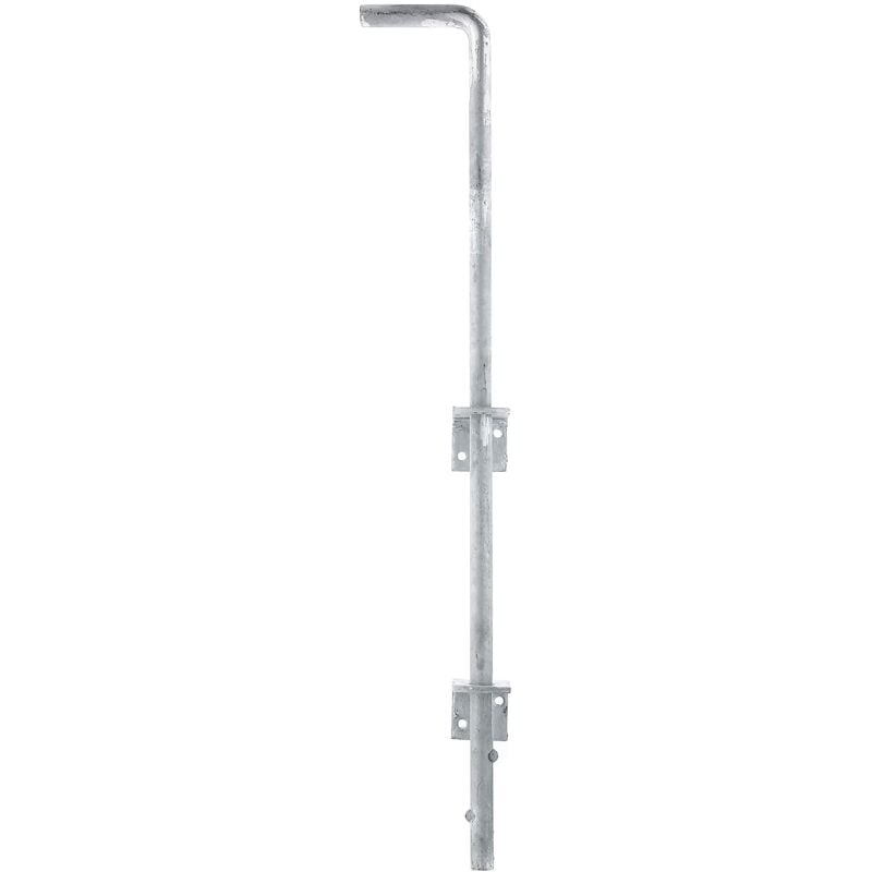 foto del prodotto alberts 211066 asta blocca porta, zincata a caldo, chiavistello 16 mm, 600 mm, distanza chiavistello cancello 40 mm