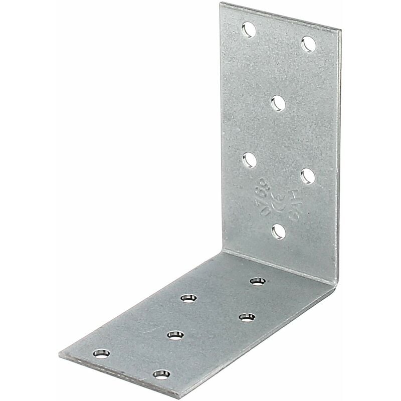 foto del prodotto alberts 330644 squadretta di giunzione, acciaio, 80 x 80 x 40 mm