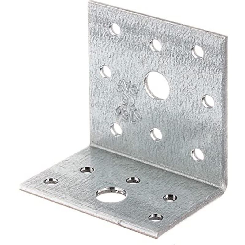 foto del prodotto alberts 332525 squadretta di giunzione, zincata con procedimento sendzimir, 40 x 60 x 60 mm, set da 6