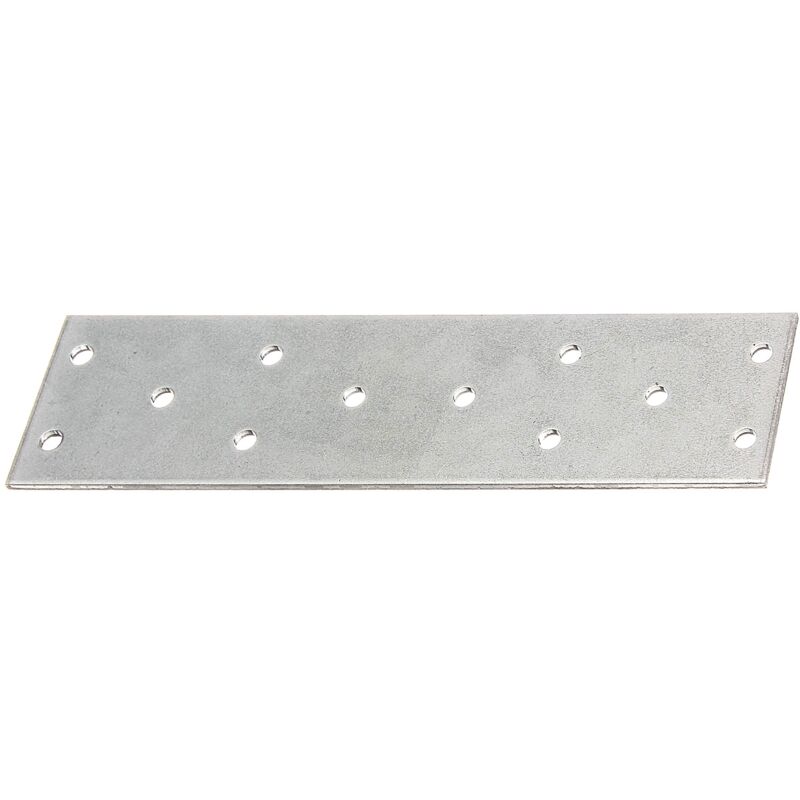 foto del prodotto alberts 337704 piastra di giunzione multiforo, acciaio, 160 x 40 mm 50 stk
