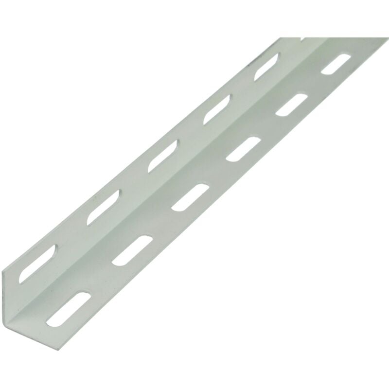foto del prodotto alberts 432102 profilo angolare rivestimento in plastica bianco 1000 x 27 x 27 mm