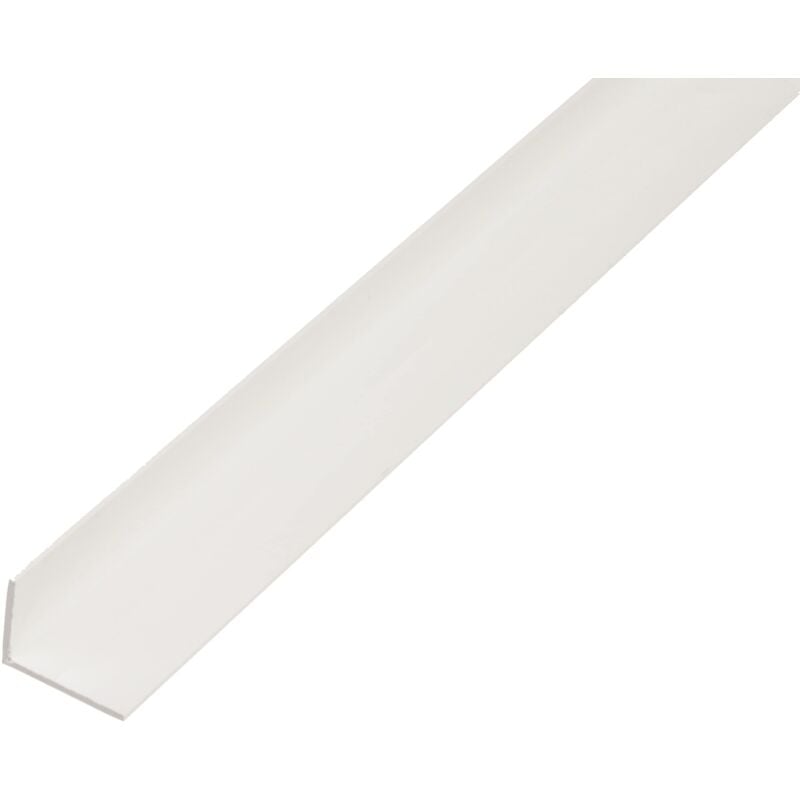 foto del prodotto alberts 471583 profilo angolare plastica, bianco 1000 x 20 x 10 mm