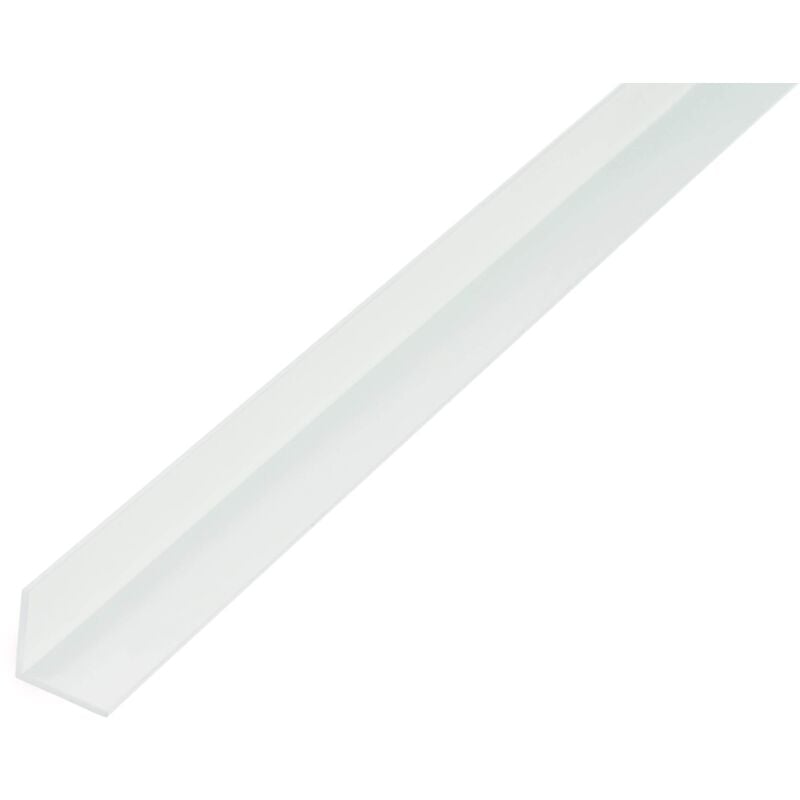 foto del prodotto alberts 472191 profilo angolare plastica, bianco 1000 x 20 x 20 mm