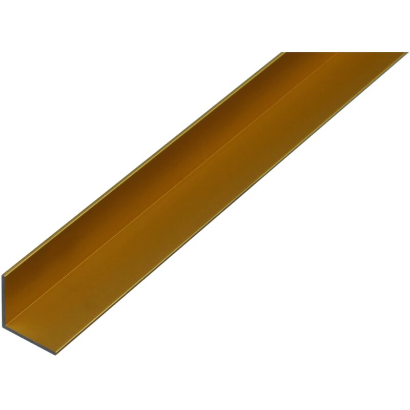 foto del prodotto alberts 473594 profilo angolare alluminio, anodizzato oro 1000 x 30 x 30 mm