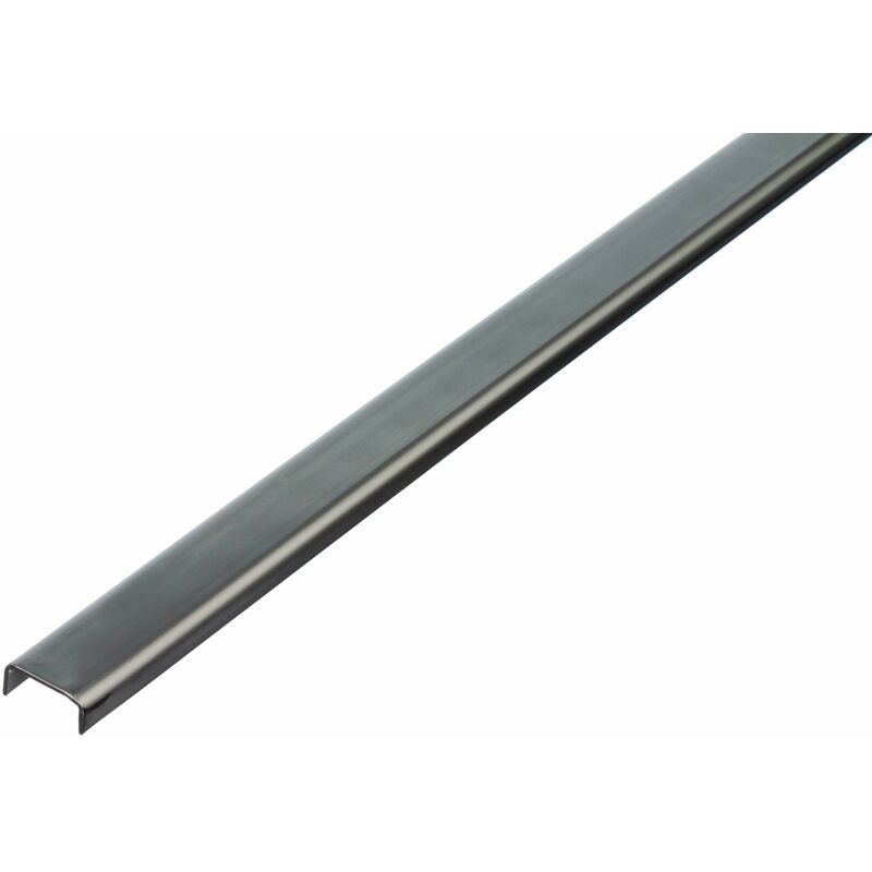 foto del prodotto alberts 485313 profilo a u, acciaio inox, 1000 x 16 x 10 mm