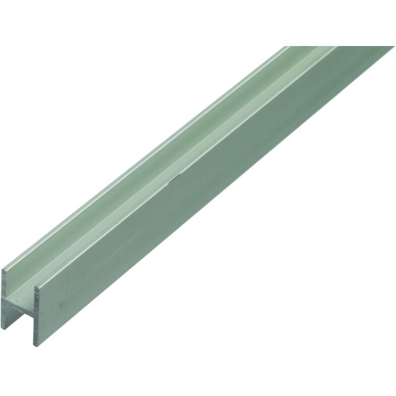foto del prodotto alberts 485634 profilo ad h speciale per 19 mm pannelli in truciolare spessi alluminio, anodizzato argento 1000 x 22 x 30 mm