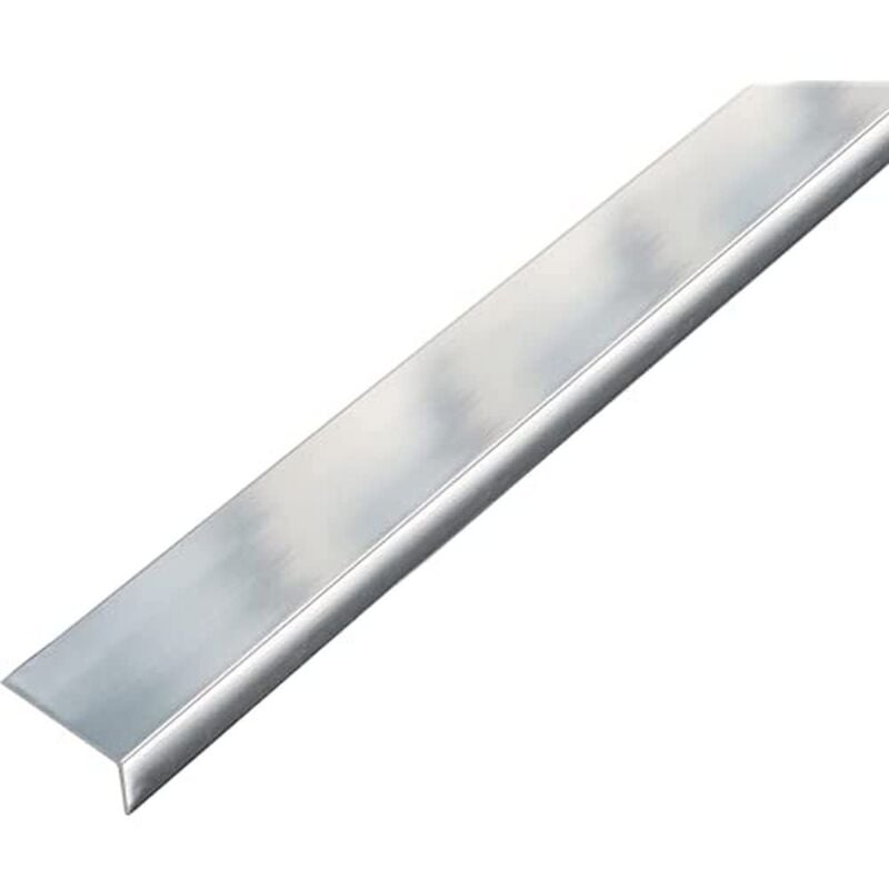 foto del prodotto alberts 488581 profilo angolare, autoadesivo, alluminio, design cromo, 1000 x 15 x 10 mm