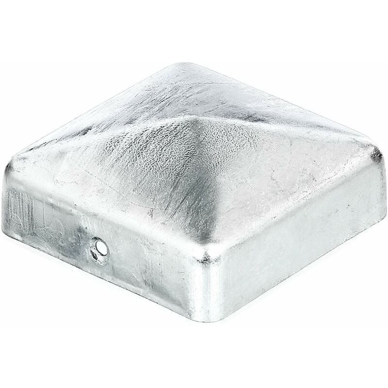 foto del prodotto alberts gah 205805, copripalo per pali in legno, superficie zincata a caldo, 70 x 70 mm 10 pz.