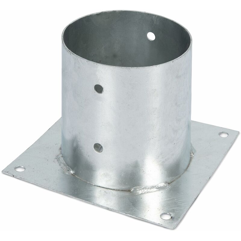 foto del prodotto alberts gah 211776 porta palo da avvitare, acciaio, 141 mm