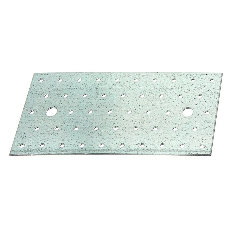 foto del prodotto alberts gah 332020 lastrina di giunzione multiforo, acciaio, 200 x 100 mm 25 pz
