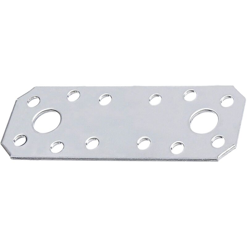 foto del prodotto alberts gah 361006 lastrina di giunzione piana, acciaio, 96 x 35 mm set da 25