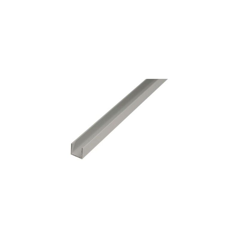 foto del prodotto alberts profilo ad u 10x22x2000mm alluminio anodizzato arg