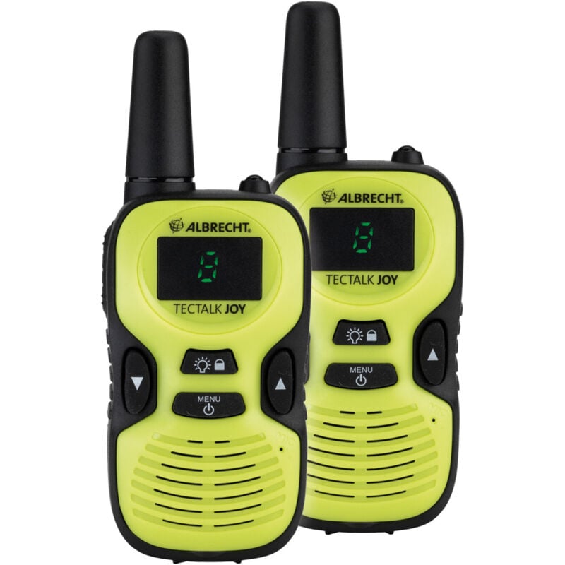 foto del prodotto albrecht tectalk joy portatile nero, giallo