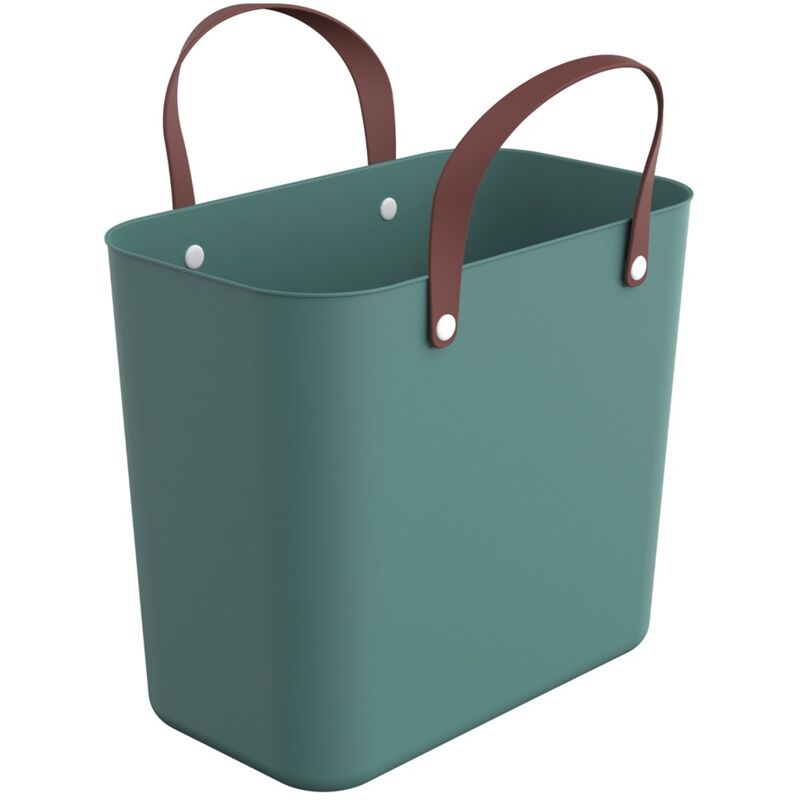 foto del prodotto albula - cestino per la spesa (25 l, plastica pp riciclata), colore verde, 25 l (40,0 x 23,5 x 34,0 cm), verde, 25l (40,0 x 23,5 x 34,0 cm), nuovo
