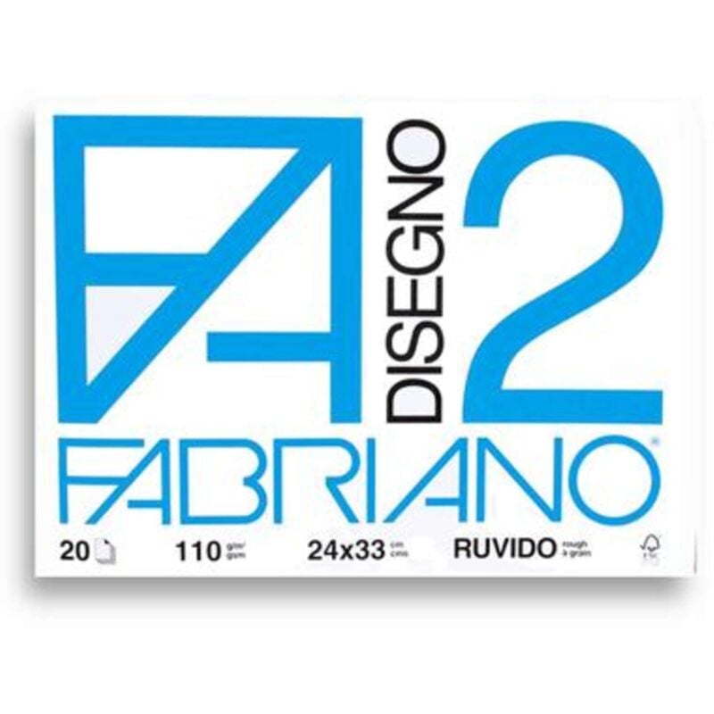 foto del prodotto album da disegno f2 4 angoli ruvido 24x33cm