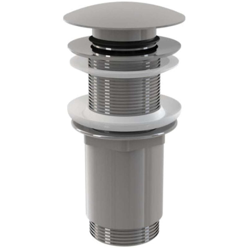 foto del prodotto alca drain accessori scarico per lavabo 5 4 senza troppopieno, clickclack, metallo a395