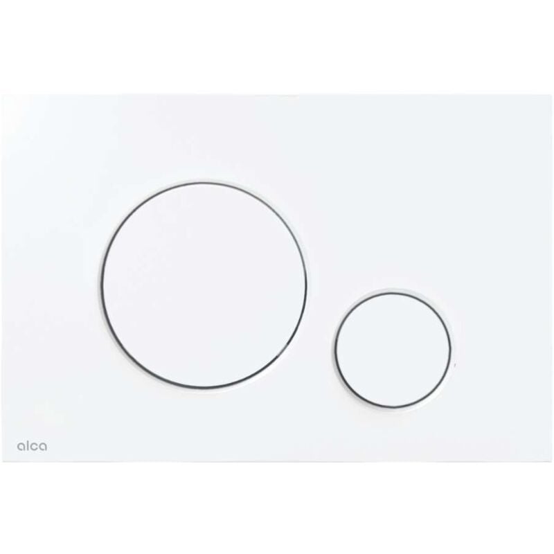 foto del prodotto alca drain thin comando a filo, antibatterico, bianco opaco m676