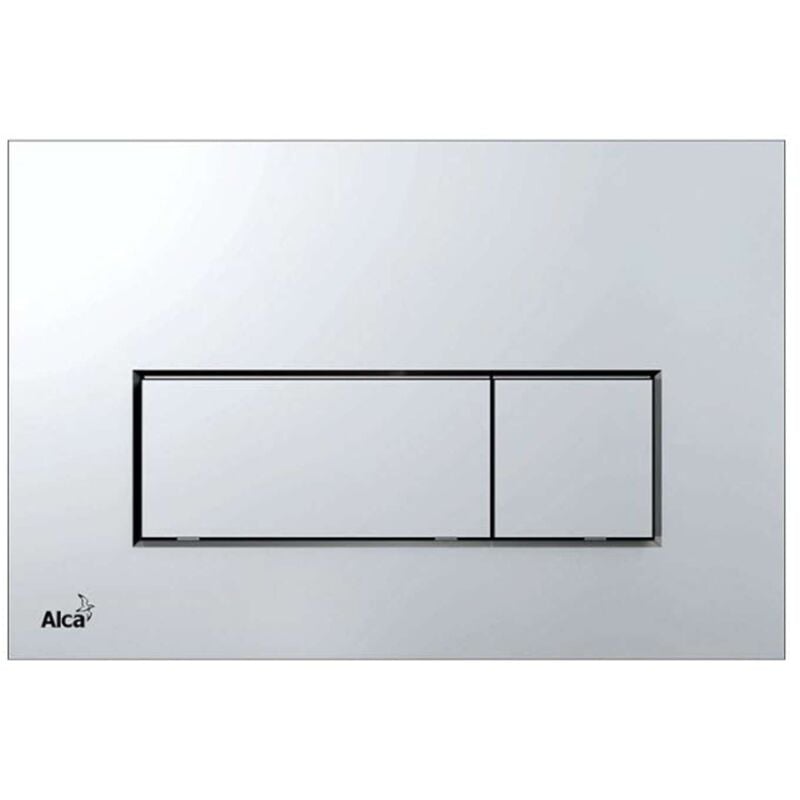 foto del prodotto alca - piastra di comando two-touch, cromo lucido (m571)