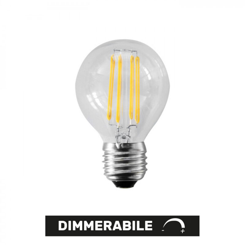 foto del prodotto alca power g45 5w 220v 550lm 4000k e27 lampada mini sfera a filamento dimmerabile a led