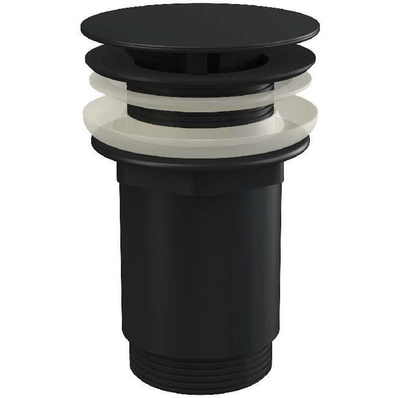 foto del prodotto alcadrain accessori scarico per lavabo, non richiudibile, nero opaco a396black