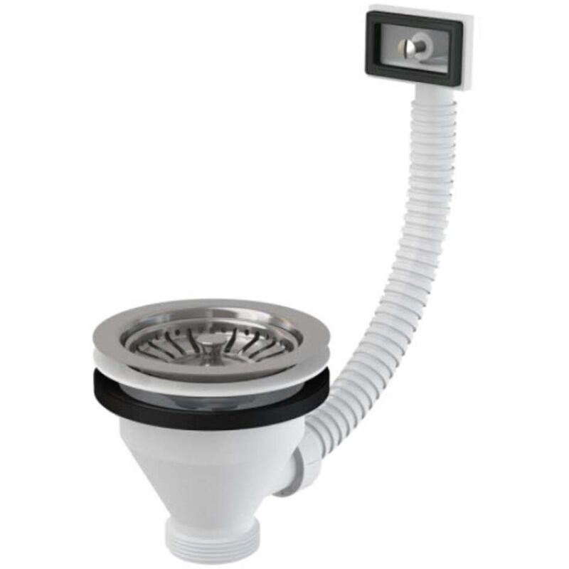 foto del prodotto alcadrain accessori uscita lavello 6 4, troppopieno flessibile a38
