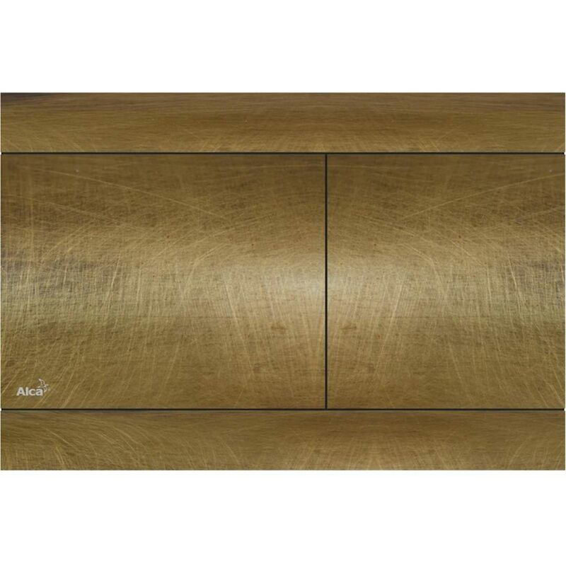 foto del prodotto alcadrain flat placca di comando, bronzo antic fun antic