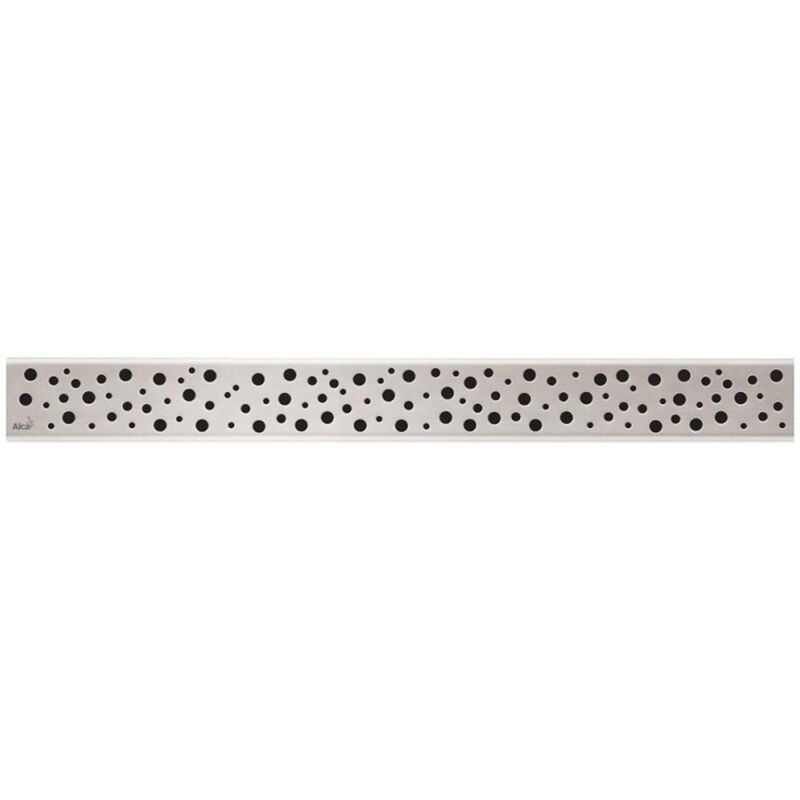 foto del prodotto alcadrain griglie griglia per canalina doccia lineare 85 cm, acciaio inox opaco buble 850m