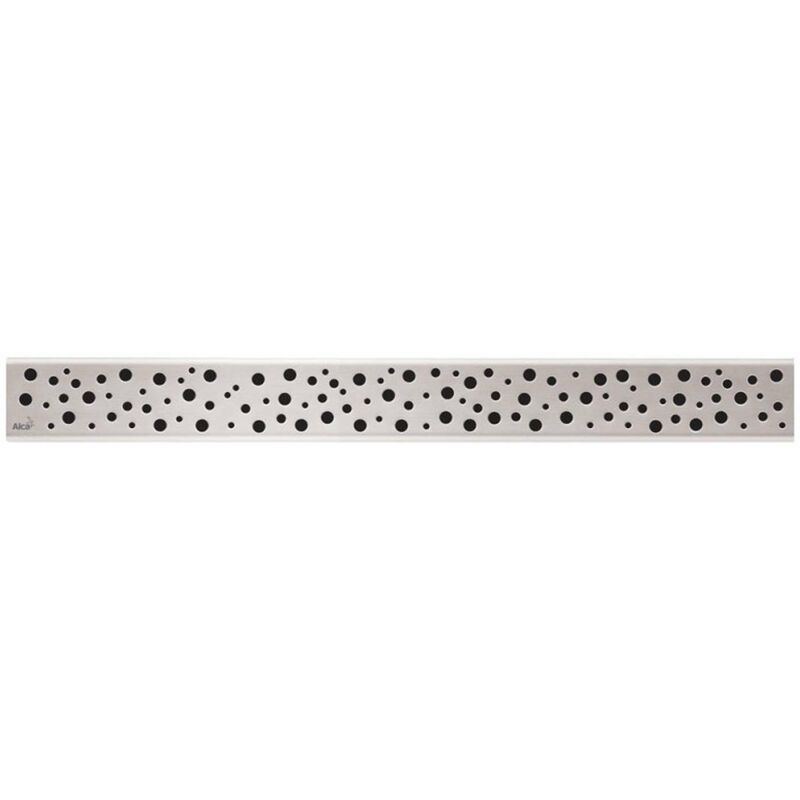 foto del prodotto alcadrain griglie griglia per canalina doccia lineare 95 cm, acciaio inox opaco buble 950m