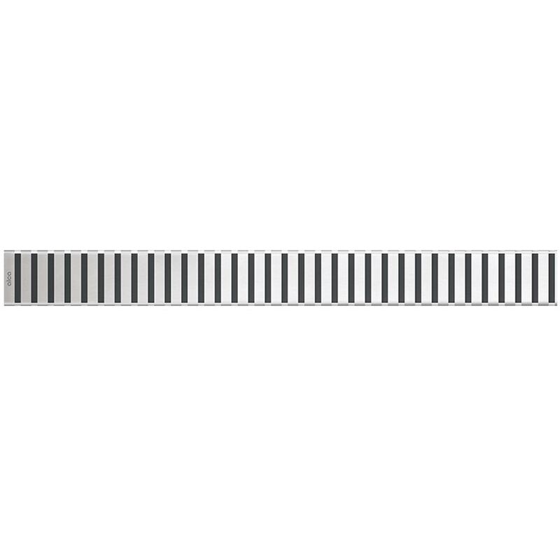 foto del prodotto alcadrain griglie griglia per canalina lineare 55 cm, acciaio inox lucido line 550l