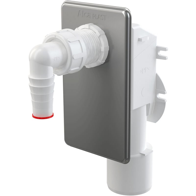foto del prodotto alcaplast alca sifone da incasso alca per lavatrici in acciaio inox aps3 