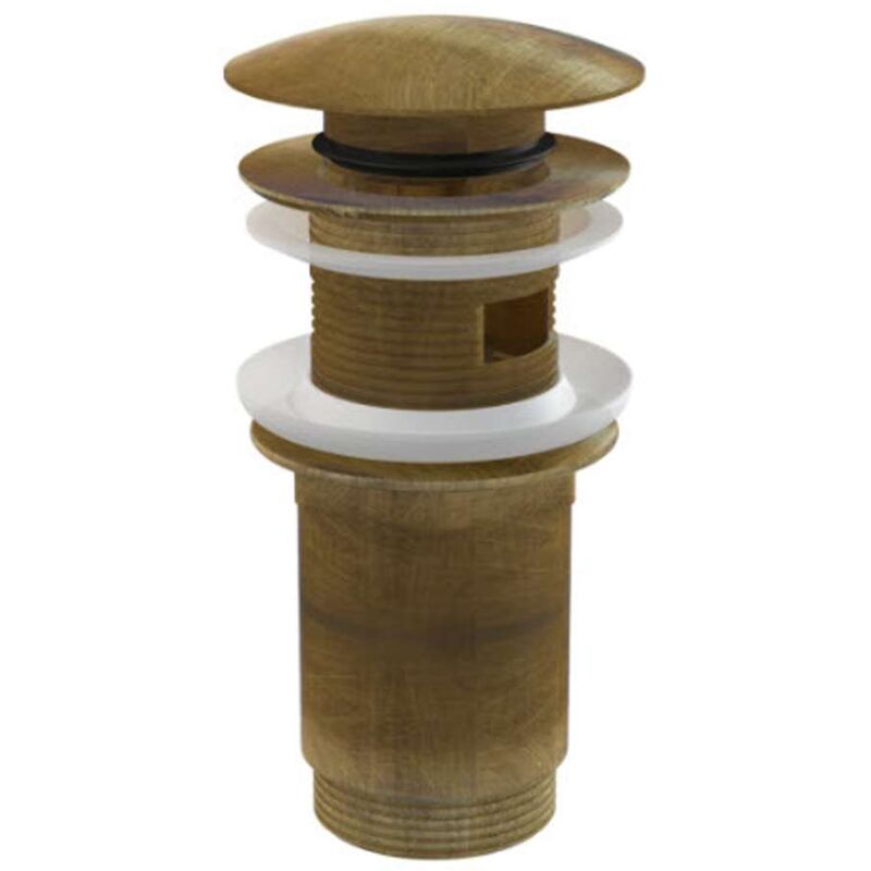foto del prodotto alcaplast alcadrain accessori presa per lavabo, clickclack, bronzo antico a392antic