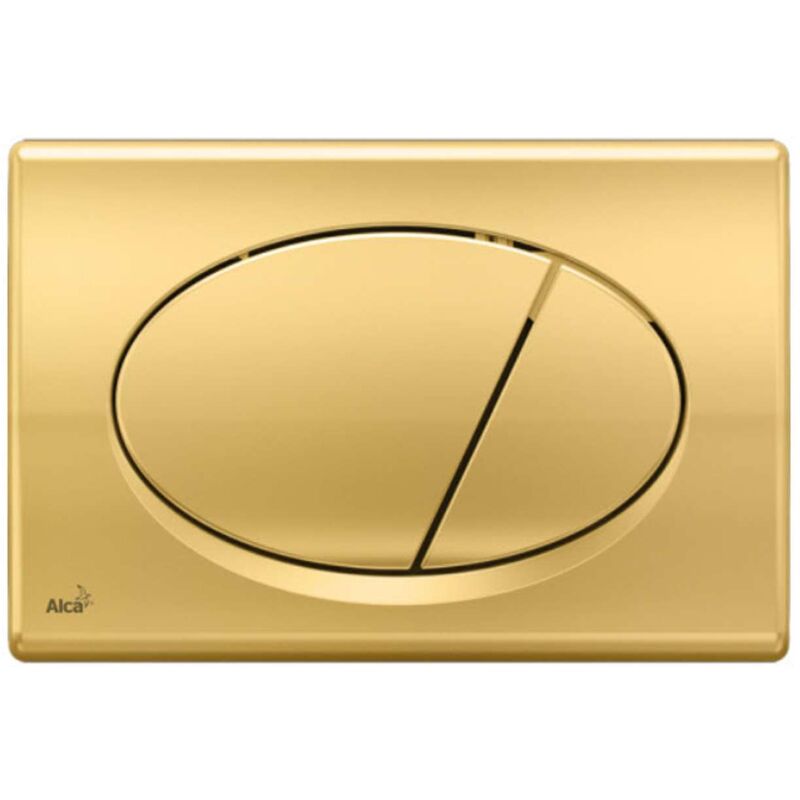 foto del prodotto alcaplast alcadrain basic pulsante di comando a filo, oro m75