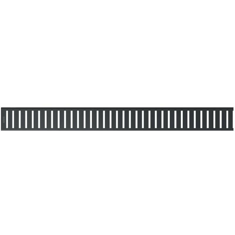 foto del prodotto alcaplast alcadrain griglie griglia per canalina doccia lineare 75 cm, nero opaco pure 750black