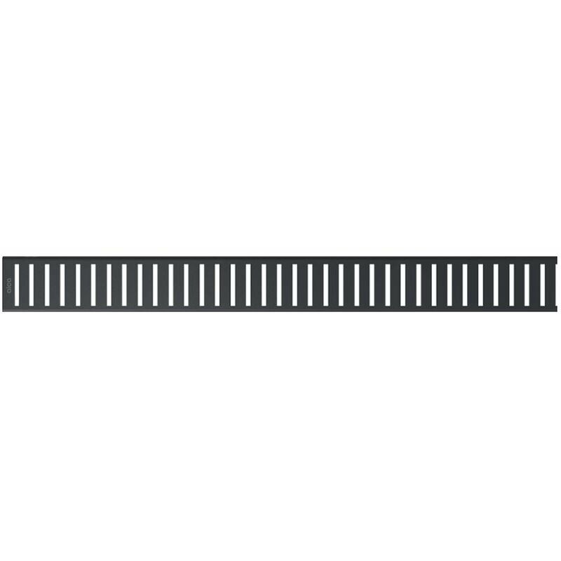 foto del prodotto alcaplast alcadrain griglie griglia per canalina doccia lineare 85 cm, nero opaco pure 850black