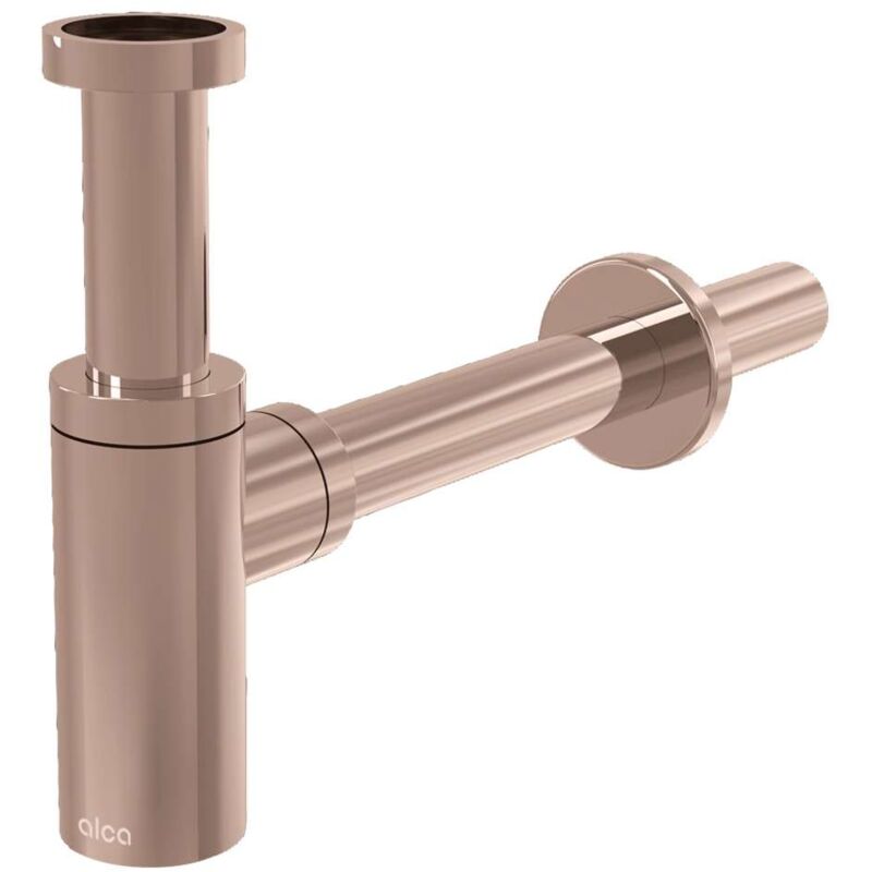 foto del prodotto alcaplast alcadrain sifoni sifone di design, oro rosso lucido a400 rg p