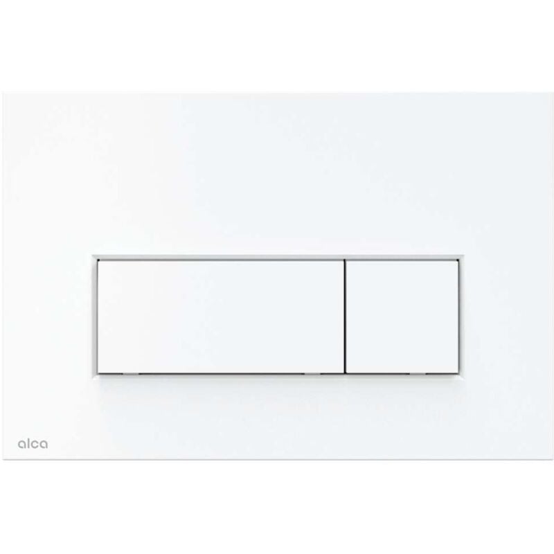 foto del prodotto alcaplast alcadrain thin comando a filo, antibatterico, bianco opaco m576
