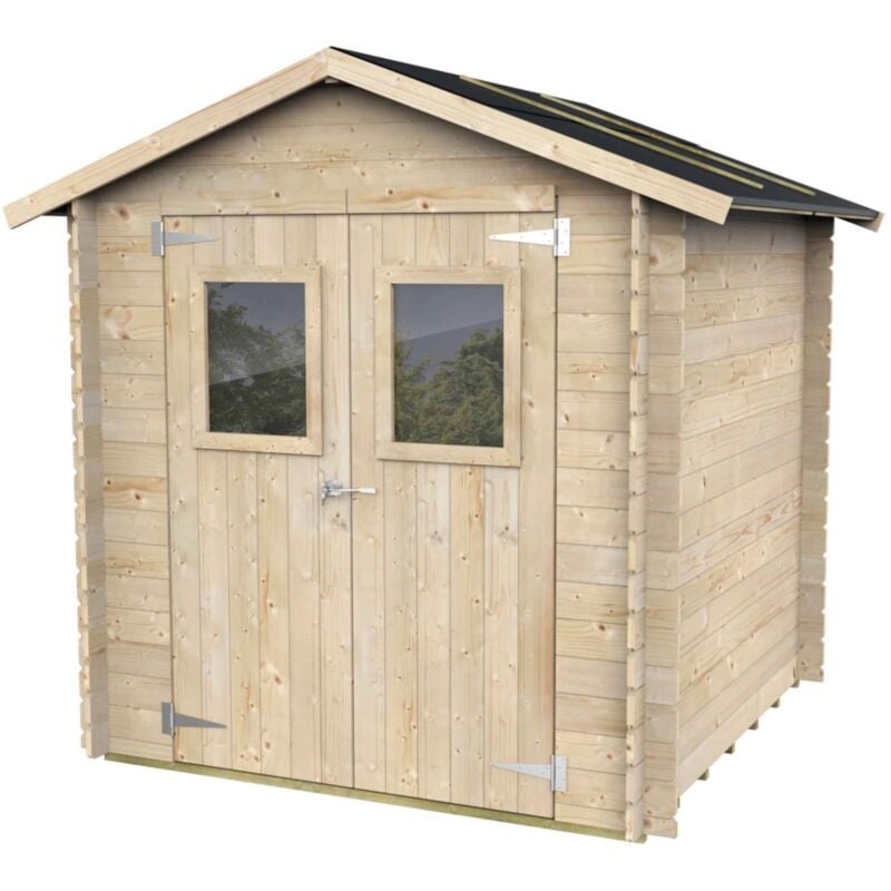 foto del prodotto alce casetta in legno da giardino hobby in abete 198x198x215h cm